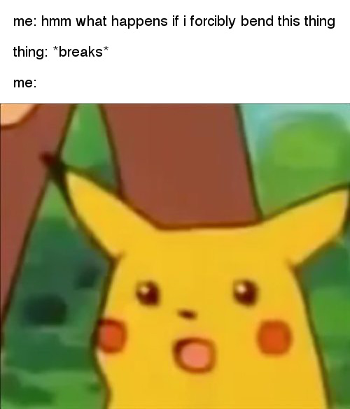 In search of the Pikachu meme. When I first saw the meme I