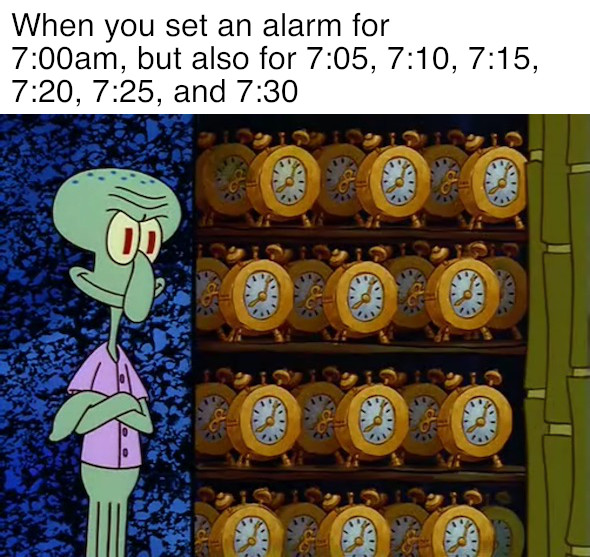 File:Squidward's Clock Closet meme 1.jpg - Meming Wiki