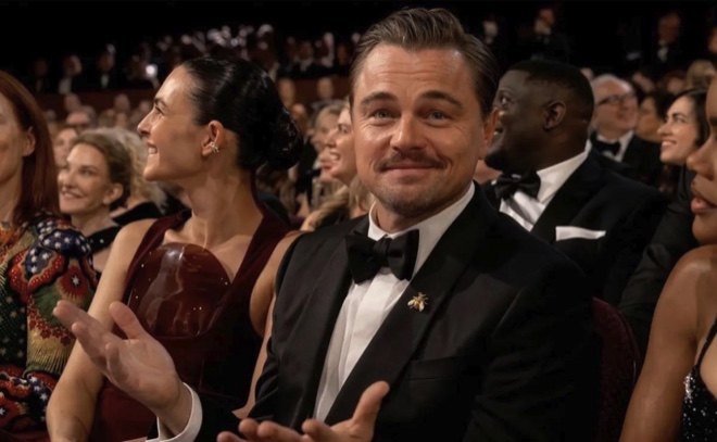 File:Leonardo DiCaprio Oscars Shrug.jpg