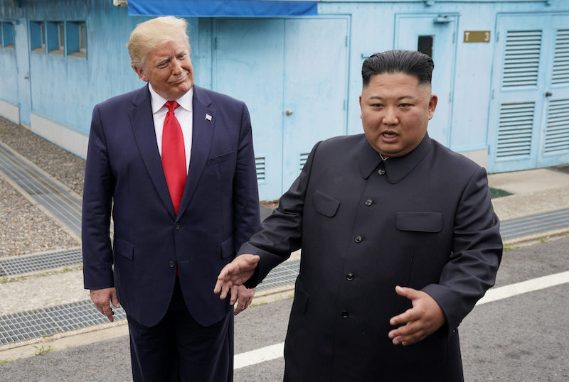 File:Trump and Kim Jong Un in the DMZ.jpg