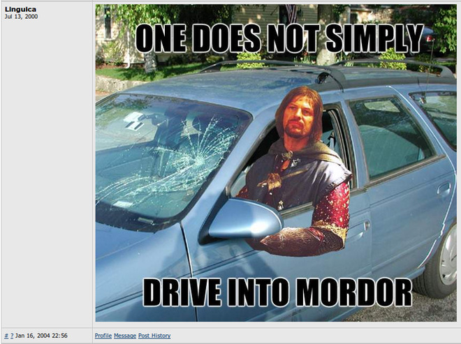 meme one does not simply