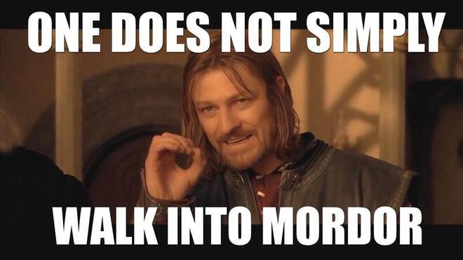 One does not simply X