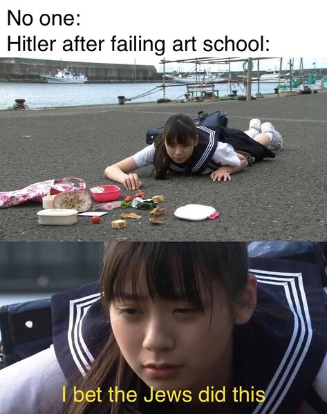 File:Schoolgirl Spilling Her Lunch meme 1.jpg