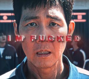 Gi-hun I'm Fucked: blank meme template