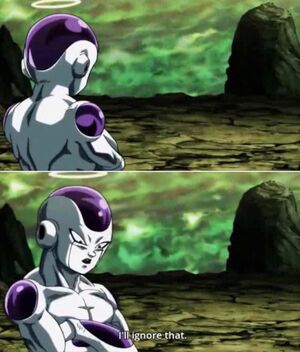 Frieza's «I'll Ignore That»: blank meme template