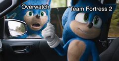 Sonic Pointing at Window meme #3