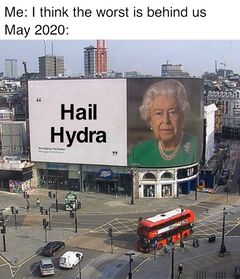 Queen Elizabeth On A Billboard meme #2