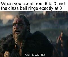 Odin Is With Us! meme #1