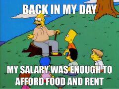 Back in my day meme #3