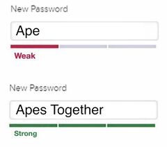 Weak vs. Strong Password meme #1