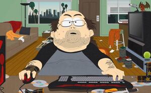 South Park Gamer Guy: blank meme template