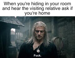 Geralt's «Fuck» meme #1