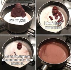 Chocolate Gorilla Melting meme #2