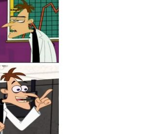 Dr. Heinz Doofenshmirtz-inator: blank meme template