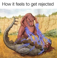 Dinosaur Zapping Stegosaurus With Lightning meme #1