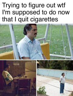 Pablo Escobar Waiting meme #1