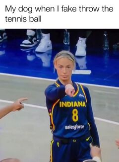 Sophie Cunningham Pointing meme #1