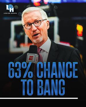 63 Percent Chance to Bang: blank meme template