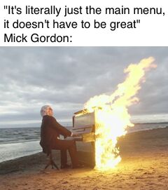 Flaming piano meme #1