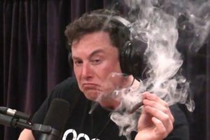 Elon Musk Smoking Weed: blank meme template
