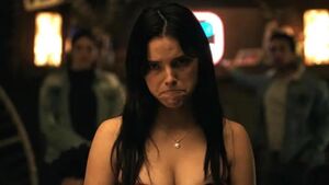 Nikki Frowning Obsession: blank meme template