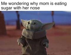 Baby Yoda meme #1