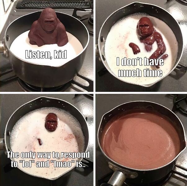 File:Chocolate Gorilla Melting meme 1.jpg