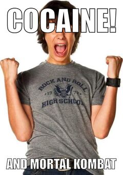 Rodrick Screaming In Joy meme #2