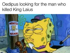 SpongeBob Wanted Maniac meme #3