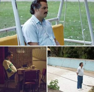 Pablo Escobar Waiting: blank meme template