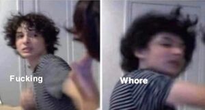 Finn Wolfhard Punching Josh Ovalle: blank meme template