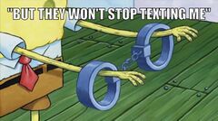 SpongeBob in Handcuffs meme #2