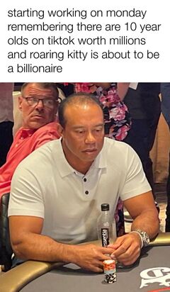 Tiger Woods Playing Poker meme #4