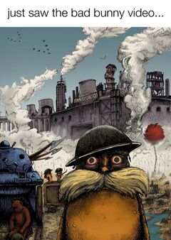 The Lorax 1,000 Yard Stare meme #1