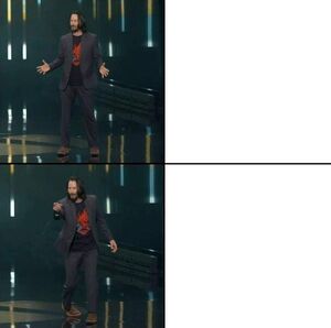 You're Breathtaking: blank meme template (2 panel)