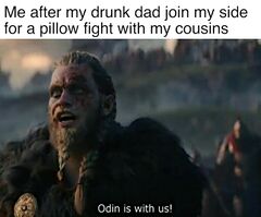 Odin Is With Us! meme #3