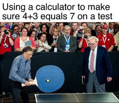 Bill Gates' Giant Ping Pong Paddle meme #1