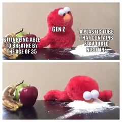 Elmo Choosing Cocaine meme #1