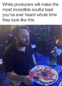 David Mitchell Eating Pizza meme #3