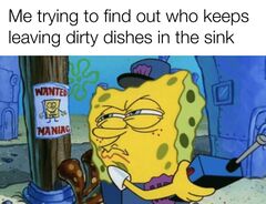 SpongeBob Wanted Maniac meme #4