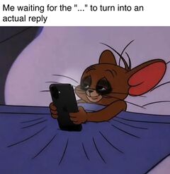 Sleepy Jerry in Bed With Phone meme #4
