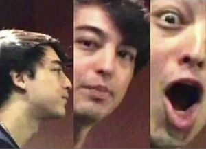 Surprised Joji: blank meme template