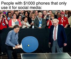 Bill Gates' Giant Ping Pong Paddle meme #4