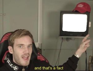 And That's a Fact: blank meme template