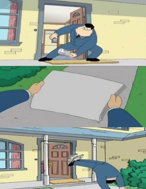 American Dad Newspaper: blank meme template