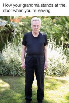 Christopher Walken Standing meme #2