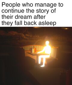 Glowing Man meme #1