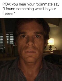 Dexter Staring meme #4