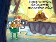 Carl Finds Shrek In The Forest meme #3