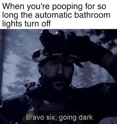 Bravo Six, Going Dark meme #2